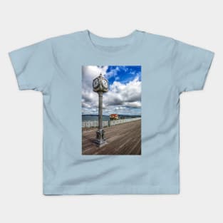 Mumbles Pier Centenary Clock Kids T-Shirt